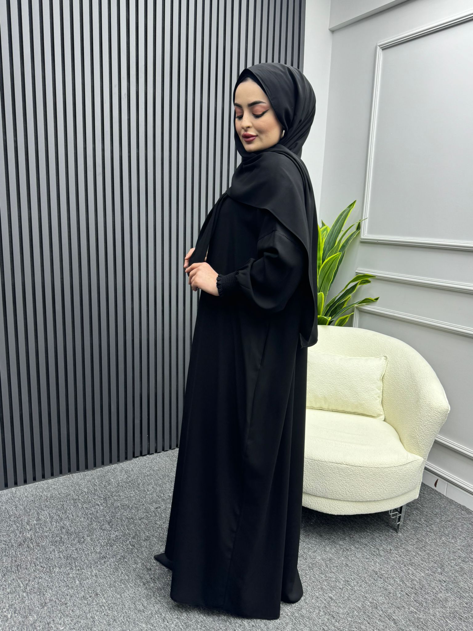 Hafsa Namaz Elbise siyah